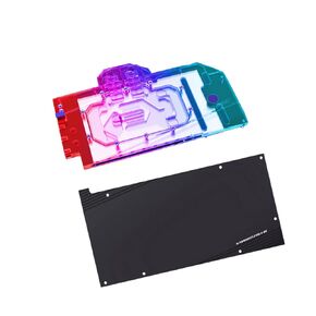 كتلة تبريد المياه GPU النحاسية وحدة معالجة الرسومات Waterblock كتلة تبريد المياه لـ Asus Tuf Gaming GeForce RTX 4090 OG (12V RGB Aura Effect LED Lights GPU Block مع لوحة خلفية) in Saudi Arabia