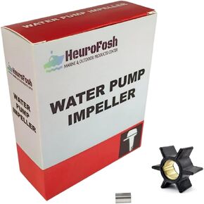 18-3098 Water Pump Impeller with Pin for Mercury Marine 2-6 HP 2/4 Stroke Outboard Motors 47-16154 369650211