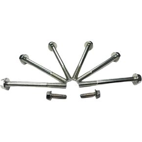 Z Whip LS Water Pump Bolt Kit. Compatible with all GM Chevy 1997-2014 LS Series Engines LSX LS1 LS3 LS2 LQ4 LS6 LQ9 5.3L 6.0L 6.2L Thermostat Housing Bolts Included