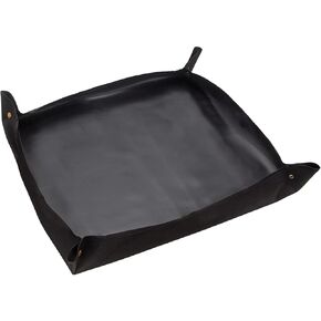 بساط زرع نباتات كبير مقاس 39 × 39 بوصة، بساط زرع مقاوم للماء للحدائق الداخلية، بساط زرع عصاري قابل للطي - بساط حديقة أسود in Kuwait