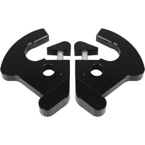 Motormagic Detachable Rotary Mounting Sissy Bar Luggage Rack Latch Clips Kit for Harley Davidson Sportster Touring Street Glide Road King Electra Glide 1986-2021 Sissy Bar Luggage Rack Docking Latches