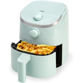 Tasty Personal Air Fryer, Healthier Meals in Minutes, Adjustable Temp Control up to 400°F, Easy-to-Use Design, Nonstick Basket and Tray Made without PFAS, PFOA, PFOS & PTFE, 900 Watts, 2-Quart, Aqua in Kuwait