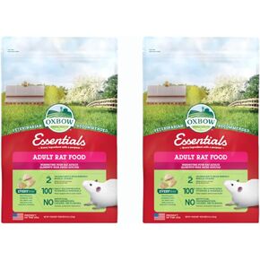 ESSENTIALS Oxbow Animal Health Adult Rat 3 Pound Bag. (2 Pack)