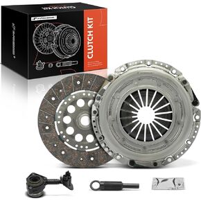 مجموعة قابض ناقل الحركة A-Premium مع أسطوانة القابض التابعة متوافقة مع Ford Focus 2012 2013 2014 2015 2016 2017 2018، L4 2.0L، مطحونة بشكل طبيعي، استبدال # K70649-01 in Saudi Arabia
