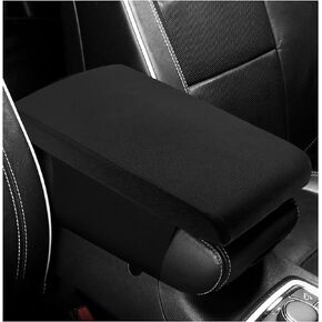 povtii Car Center Console Pad, 12.2''×8.1''×1.8'' Memory Foam Auto Armrest Support Cushion, Vehicle Arm Rest Seat Box Cover Protector, Universal Interior Decor Car Accessories