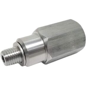 Z Whip M12 1.5 To 1/2" NPT LS Coolant Temperature Sensor Adapter Mechanical Gauge Switch Metric to SAE Pipe Thread LS Swap LS1 LSX LS3 Vortec 5.3L 4.8L 5.7L 6.0L 6.2L LQ4 L76 M12-1.5 M12x1.5