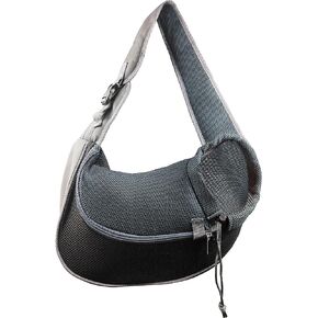 Dog Cat Sling Carrier Pet Sling Carrier Pet Sling Bag Cat Puppy Sling Bag Dog Cat Carrier Pet Carrier Single Shoulder Chest Sling Carrier for Small Dog and Cat Black