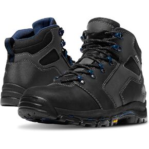 Danner Vicious 4.5" Waterproof Work Boots for Men - Full-Grain Leather with Breathable Gore-Tex Lining, Speed Lace System, and Non Slip Heeled Outsole