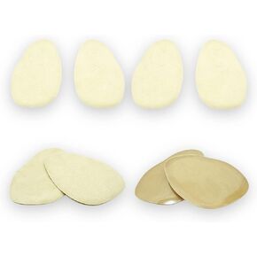 CB 4-Pairs Foot Pad Ball of Foot Cushions Women's High Heel Inserts All Day Foot Pain Relief Comfort One Size Fits All Shoes, Metatarsal Pads, Style A, 2 x Nude & 2 x Black