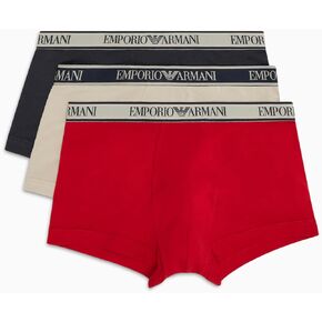 Emporio Armani Men's Stretch Cotton Core Logoband 3-Pack Trunk