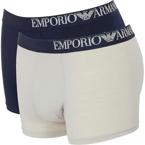 Emporio Armani Men's Eco Soft Touch Bamboo Viscose 2-Pack Trunk