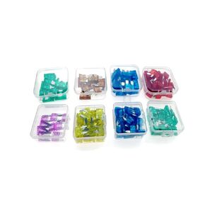 3,5A, 7.5A, 10A, 15A, 20A, 25A, 30A Mini Blade Fuse, Mini car Fuse, 3A, 5A Fuse, car Mini fuses Assortment Set Kit and 4 Fuse Puller ATC/ATO Fast Blow for Automotive Car Truck SUV(160 Pcs)