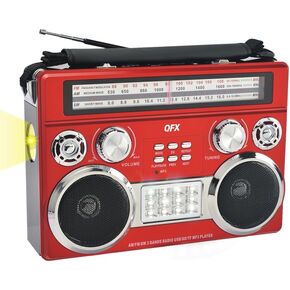 AM/FM/SW Recharge Bluetooth Radio + Flashlight + FLOODLIGHT