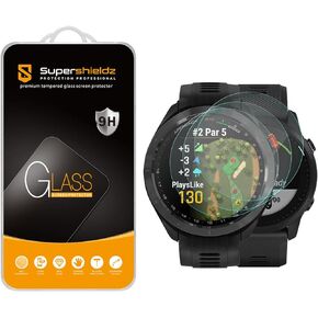 Supershieldz (3 Pack) Designed for Garmin Approach S70 (47mm) / Garmin (Forerunner 945 LTE) Tempered Glass Screen Protector, Anti Scratch, Bubble Free