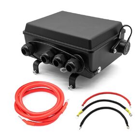 MADAT 500A 12V Winch Solenoid Relay Control Contactor Box for 8000lbs-17000lbs Waterproof Pre-Wired Electric Winch Controller Case for ATV UTV SUV 4x4 Vehicles (No Relay, Box Only)