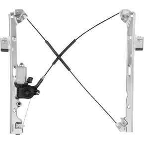 Vurkcy Front Left Driver Side Window Regulator with Motor (2 Pins) 741-442 Compatible with Chevy Silverado 1500/2500HD/Tahoe/Suburban, GMC Sierra/Yukon 2007-2014, Cadillac Escalade 2007-2008