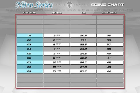 Epic Skates Super Nitro Indoor/Outdoor Quad Speed Roller Skates in Saudi Arabia
