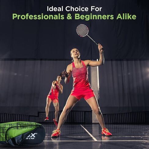 حقيبة أدوات مضارب تنس الريشة/التنس من سبورتاكسيس - ما يصل إلى 6 مضارب، حجرة للأحذية والهاتف، أشرطة كتف مزدوجة مبطنة - حقيبة حمل ممتازة لرياضات المضرب in Kuwait