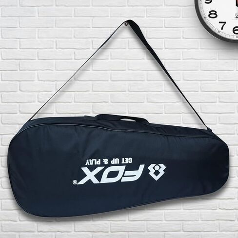 حقيبة أدوات مضارب تنس الريشة/التنس من سبورتاكسيس - ما يصل إلى 6 مضارب، حجرة للأحذية والهاتف، أشرطة كتف مزدوجة مبطنة - حقيبة حمل ممتازة لرياضات المضرب in Kuwait