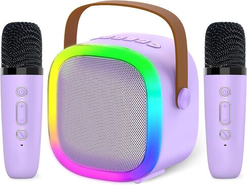 Karaoke Microphone Machine for Kids Adults, 4-12 Years Old Girls Christmas Birthday Gift for Girls and Boys, Karaoke Toys for Ages 4, 5, 6, 7, 8, 9, 10, 12 +Year Old Family Home Party (Blue) in Saudi Arabia