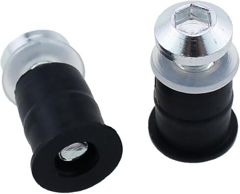 RLECS 6PCS Metric M5 Neoprene Well Nut with Rubber Washer and 18MM Stainless Steel Screw Nut Length 13MM/0.5Inch Suitable for Motorbike Kayak Boat and Mechanical Equipment in Saudi Arabia