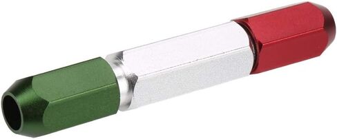 Kadimendium دبوس غيج مقبض لا يوجد مقياس مقبض مزدوج نهاية سبائك الألومنيوم مقبض الأدوات الصناعية الملحقات لمقياس التوصيل (6-7 مم) in Kuwait