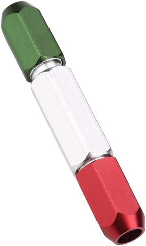 Kadimendium دبوس غيج مقبض لا يوجد مقياس مقبض مزدوج نهاية سبائك الألومنيوم مقبض الأدوات الصناعية الملحقات لمقياس التوصيل (6-7 مم) in Kuwait