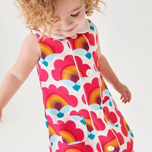 Bumeex Toddler Girls Clothes Cotton Short Sleeve Casual Girls Dresses for Kids 2-7 Years in Saudi Arabia