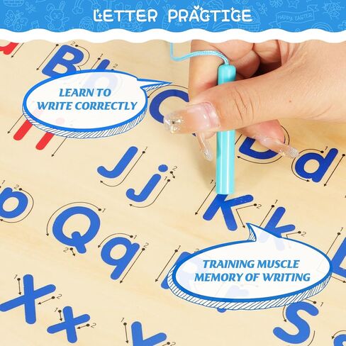 Montessori Toys for 3 Year Old Toddlers: 4 in 1 Learning Resources Toys Magnetic Color and Number Maze Wooden Puzzle Board Shape Sorting Game Activities for Kids Birthday Gifts for Boys Girls Age 3 4 in Kuwait