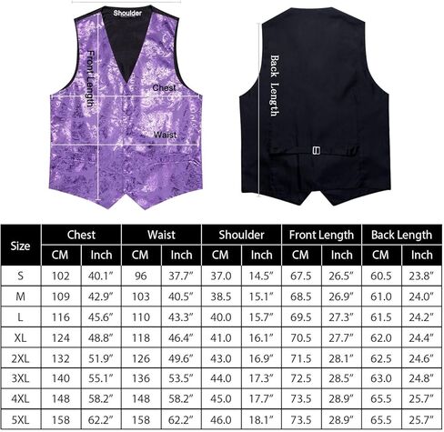 Mens Shiny Paisley Printed Vest Tie Set Business Suit Waistcoat Formal Flower Silk V-Neck 5PCS for Tuxedo or Wedding in Saudi Arabia