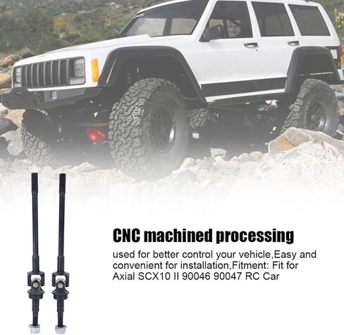 Front CVD Universal Drive Shaft for Axial SCX10 II 90046 90047 RC Car, Durable, Easy Installation Scx10 Ii Axles in Saudi Arabia