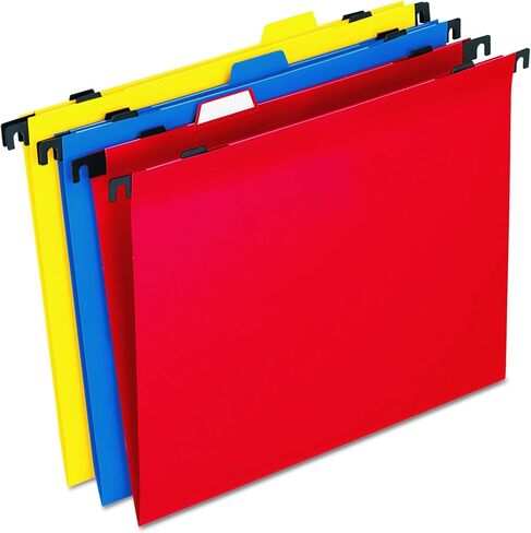 Pendaflex 99917 Two-in-One Colored Poly Folders with Built-In Tabs, Letter, Assorted (Pack of 10) in Saudi Arabia