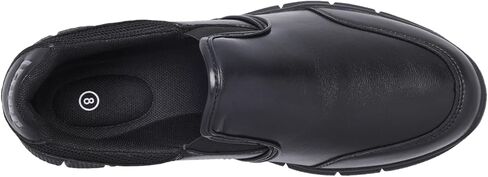 XUVUVJU Men's Leather Non Slip Food Service Shoes Comfortable Lightweight Slip Resistant Chef Shoes for Kitchen,Restaurant,Hospital in Saudi Arabia