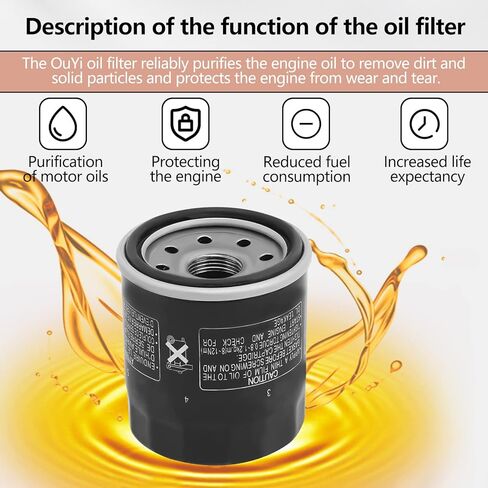 Oil Filter for POLARIS SPORTSMAN 500 HO 4X4 500 2002-2003/MAGNUM 425 4X4 427 1995-1998 in Saudi Arabia