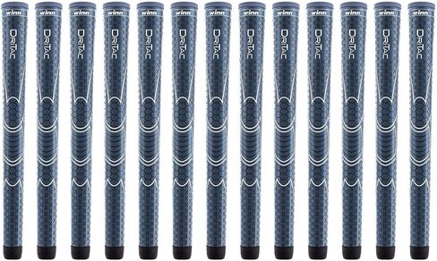 Winn Dri-Tac Midsize (+1/16 Inch) Navy Blue 13 Piece Golf Grip Bundle ( in Saudi Arabia