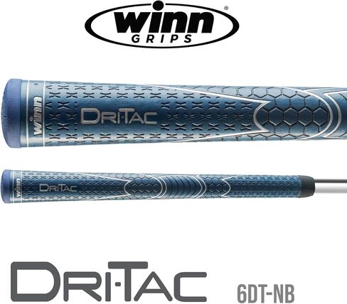 Winn Dri-Tac Midsize (+1/16 Inch) Navy Blue 13 Piece Golf Grip Bundle ( in Saudi Arabia