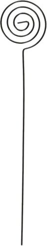 Darice VL12165BLK Wedding Circle Swirl Place Card Holder Pick, 6-Inch, Black, 6-Pack in Saudi Arabia