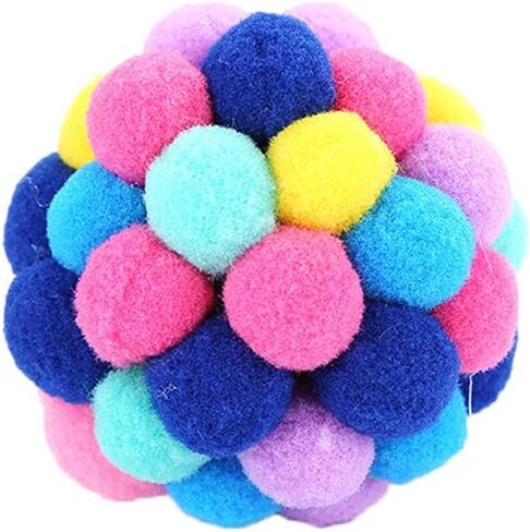 POPETPOP Bell Toy for Cat Rattle Toy Ball for Cat Kitten Bell Balls Cat Bell Balls Pet Cat Bouncy Ball in Saudi Arabia