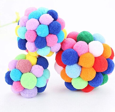 POPETPOP Bell Toy for Cat Rattle Toy Ball for Cat Kitten Bell Balls Cat Bell Balls Pet Cat Bouncy Ball in Saudi Arabia