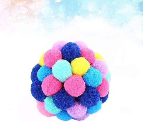 POPETPOP Bell Toy for Cat Rattle Toy Ball for Cat Kitten Bell Balls Cat Bell Balls Pet Cat Bouncy Ball in Saudi Arabia