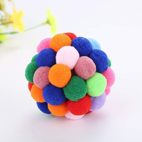 POPETPOP Bell Toy for Cat Rattle Toy Ball for Cat Kitten Bell Balls Cat Bell Balls Pet Cat Bouncy Ball in Saudi Arabia
