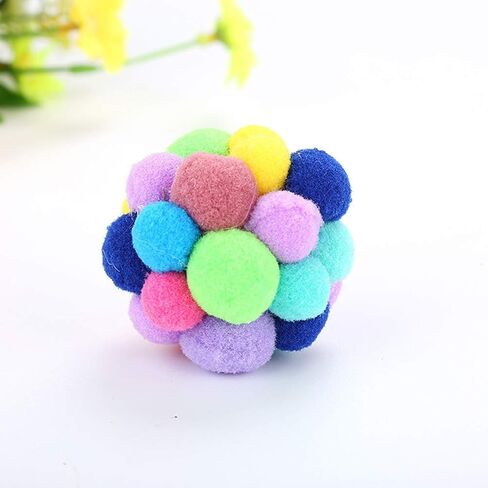 POPETPOP Bell Toy for Cat Rattle Toy Ball for Cat Kitten Bell Balls Cat Bell Balls Pet Cat Bouncy Ball in Saudi Arabia