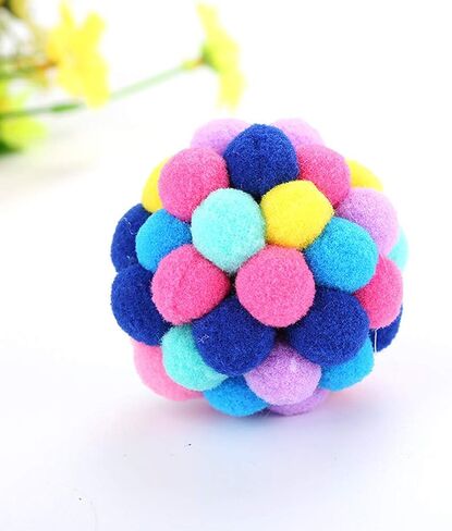 POPETPOP Bell Toy for Cat Rattle Toy Ball for Cat Kitten Bell Balls Cat Bell Balls Pet Cat Bouncy Ball in Saudi Arabia
