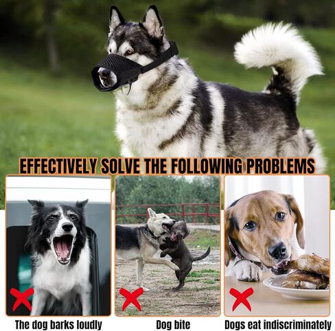 Lxnoap Black Quick Muzzle for Small Dogs Mouth Cover Adjustable Drinkable Comfortable Breathable for Biting Barking Chewing Size S in Saudi Arabia