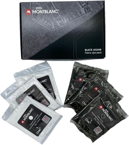 Dyes Montblanc Fabric Dye with Fixative True Color for Tie Dye Shades of Blue 3 Pack in Kuwait