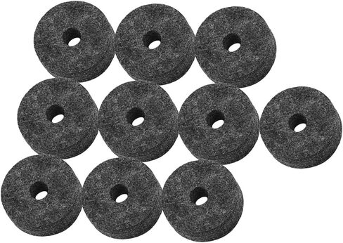 20Pcs Cymbal Felt Washers, 4cm Non Slip Felt Pads Cymbal Replacement Accessories for Drum Set(Gray) Drum Cymbal Felt Pad in Saudi Arabia