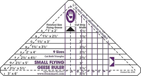 Marti Michell Small Flying Geese Ruler in Kuwait