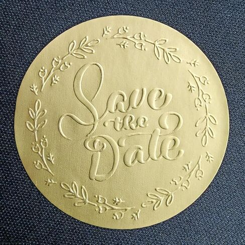 100 x Embossed Handmade With Love Sticker, Small Business Sticker, Handmade Business, Gold Foil Packaging Labels, Support Small Business, Gift Bags, Tags Labels Happy Mail Packaging in Kuwait