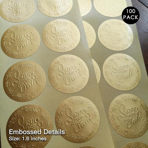 100 x Embossed Handmade With Love Sticker, Small Business Sticker, Handmade Business, Gold Foil Packaging Labels, Support Small Business, Gift Bags, Tags Labels Happy Mail Packaging in Kuwait