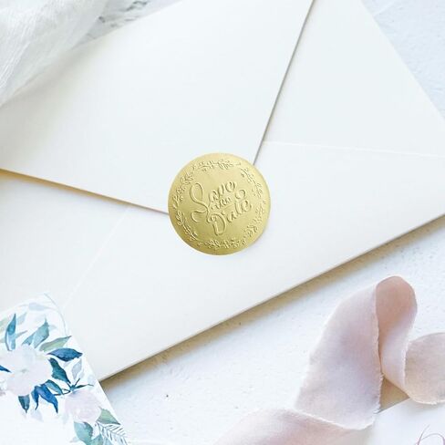 100 x Embossed Handmade With Love Sticker, Small Business Sticker, Handmade Business, Gold Foil Packaging Labels, Support Small Business, Gift Bags, Tags Labels Happy Mail Packaging in Kuwait